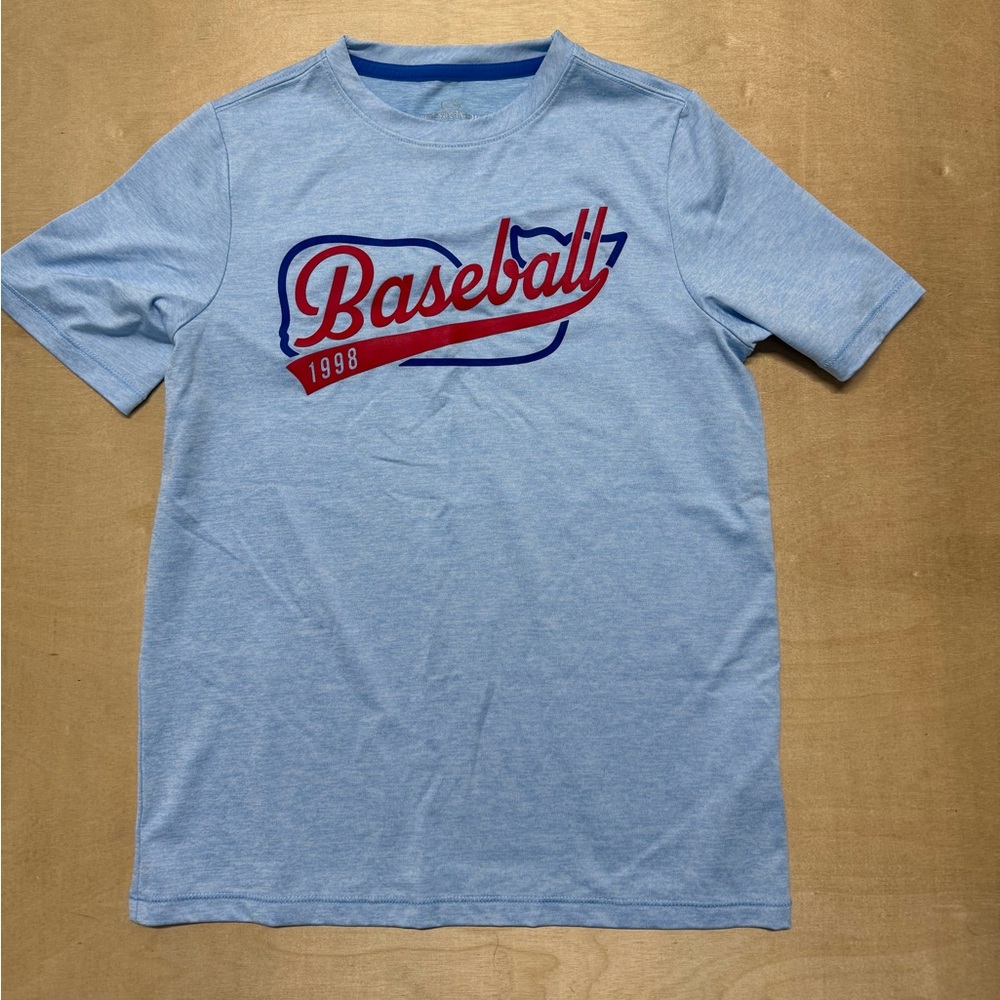 Vineyard Vines Light Blue Baseball Graphic Tee